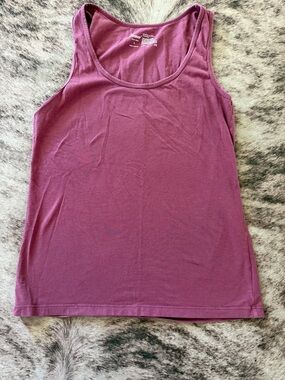 Paramour Scoop Neck Tank Top in Plum